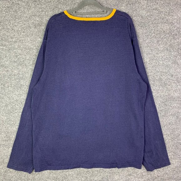 Vintage POLO SPORT Ralph Lauren Spell Out P Wings Logo Long Sleeve Shirt XXL - Picture 2 of 10